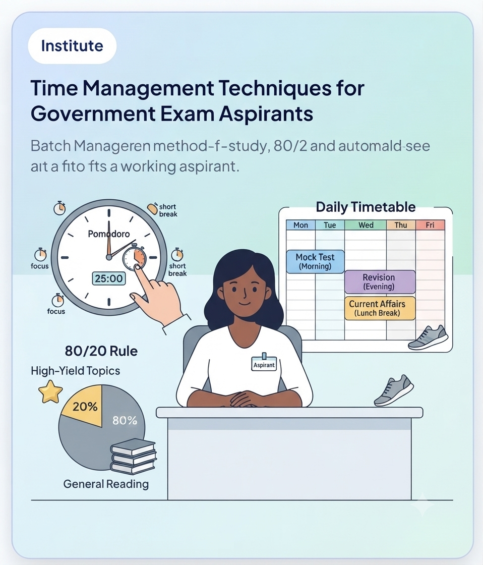 Time Management Techniques for Government Exam Aspirants